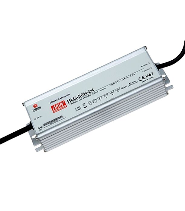 HLG-80H-36, Sabit Voltaj Sabit Akım Ekonomik LED Sürücü, Mean Well