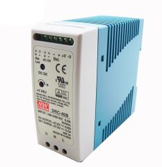 DRC-40B, 27.6V UPS Fonksiyon Ray Tipi Akü Şarj, Mean Well
