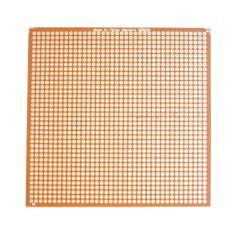 10x10cm Delikli Bakır Plaket
