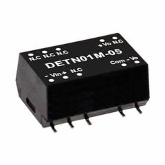 DETN01N-15, 24Vin ±15Vout ±34mA 1W DC/DC SMD Konvertör, MeanWell