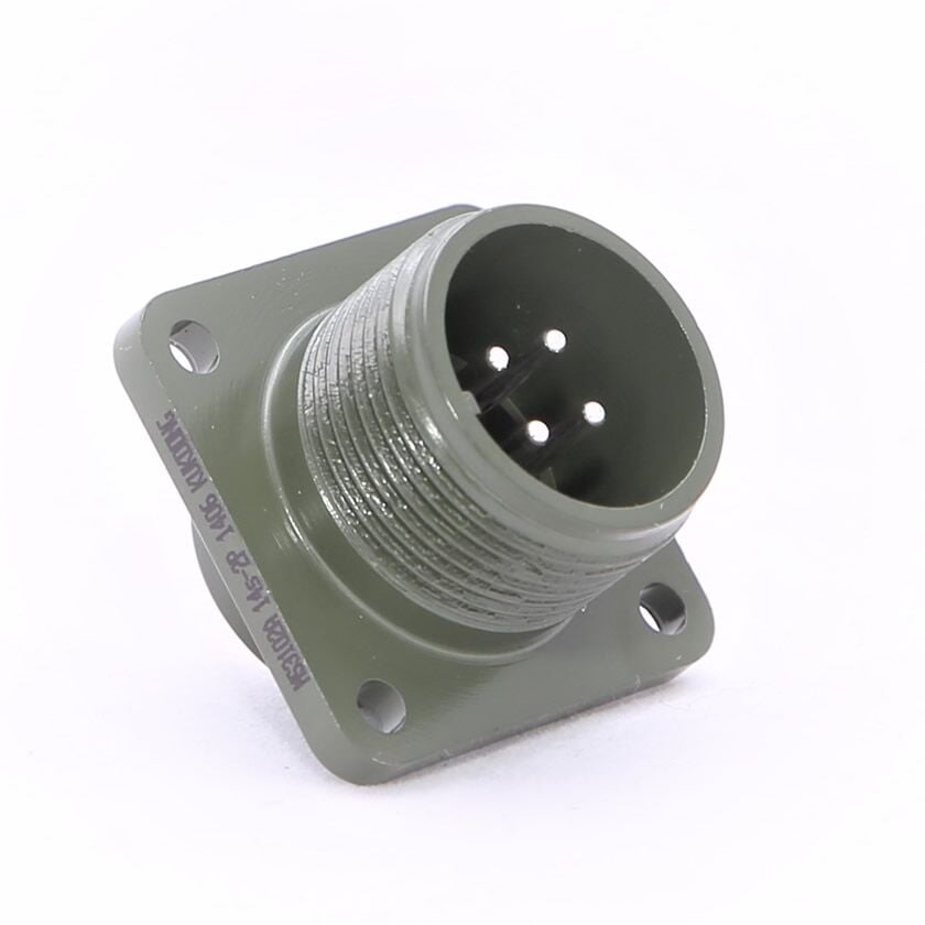 MS3102A 14S-2P, 4 Pin Erkek Şase Askeri Tip Konektör