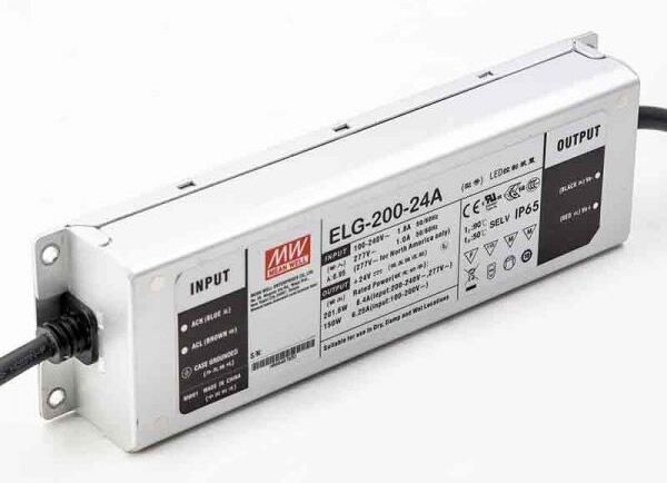 ELG-200-36A, Ayarlanabilir Voltaj LED Sürücü, Mean Well