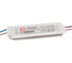 LPH-18-36, 36VDC 0.50A Sabit Voltaj LED Sürücü, Mean Well