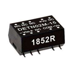 DETN02N-12, 24Vin ±12Vout ±84mA 2W DC/DC SMD Konvertör, MeanWell