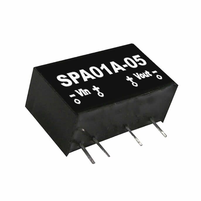 SPA01C-15, 36-75Vin 15Vout 67mA 1W DC/DC Konvertör, MeanWell