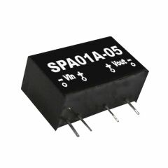 SPA01C-15, 36-75Vin 15Vout 67mA 1W DC/DC Konvertör, MeanWell