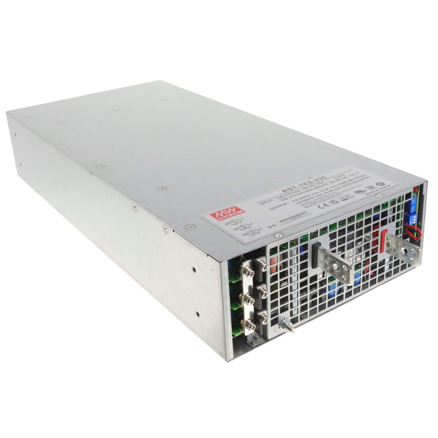 RST-7K5-230, 230VDC 32.4A Trifaze 7452W Güç Kaynağı, Mean Well