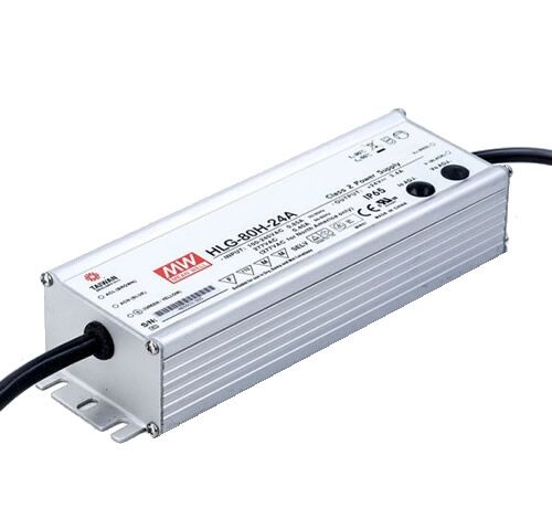 HLG-80H-48A, Sabit Voltaj Ayarlanabilir LED Sürücü, Mean Well
