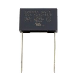 1nF 500V AC 15mm %10 MKP62 Polyester Kapasitör