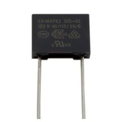 1nF 305V AC 10mm %10 MKP62 Polyester Kapasitör