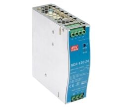 NDR-120-24, 24VDC 5.0A Ray Montaj Güç Kaynağı, Mean Well