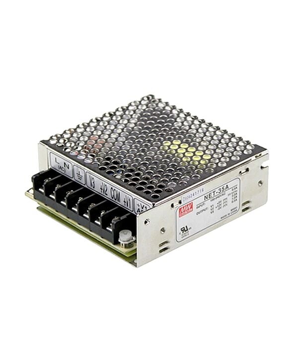 NET-35C, 5V/±15VDC Çıkış 35W Güç Kaynağı, Mean Well