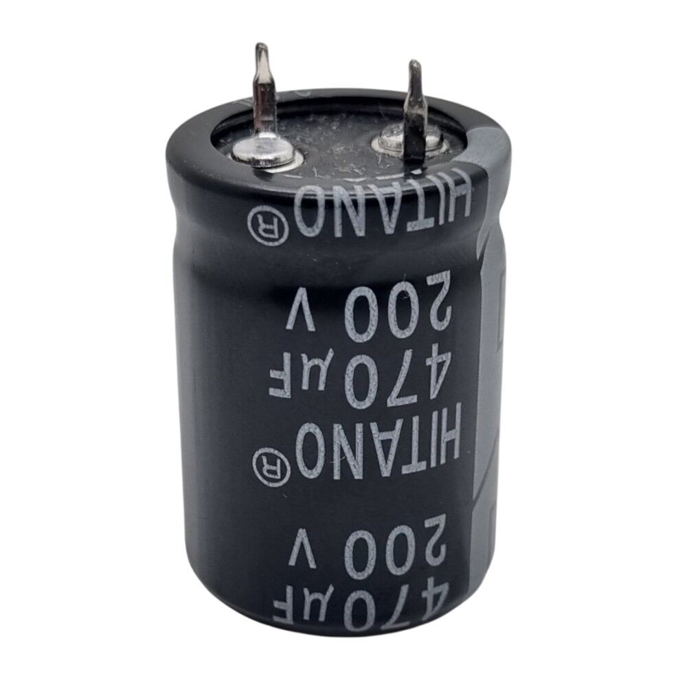 470uF 200V 22x30mm 105'C SNAP Elektrolitik Kondansatör