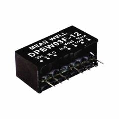 DPBW03G-05, 48Vin ±5Vout ±300mA 3W DC/DC Konvertör, MeanWell