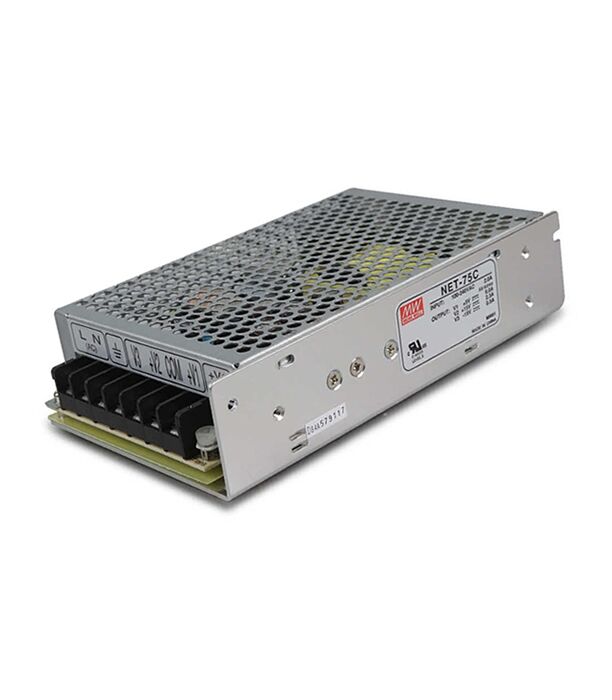 NET-75A, ±5V/12VDC Çıkış 75W Güç Kaynağı, Mean Well