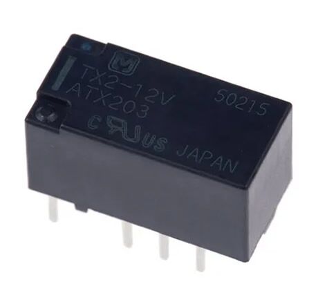 TX2-12V, 12VDC 2A, 2 Form C, Telekom Röle