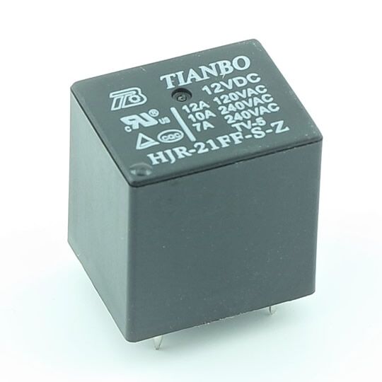 HJR-21FF-S-Z-12VDC, 12V 15A, 1 Form C Röle