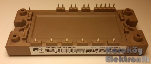 7MBR25UA120-50, 1200V 25A PIM IGBT Modül