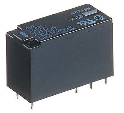 JW2SN-DC12V, 12VDC 5A DPDT (2 Form C) Çift Kontak Röle
