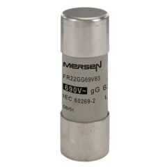 FR22GG69V63, 22x58mm 690V 63A gG Porselen Sigorta