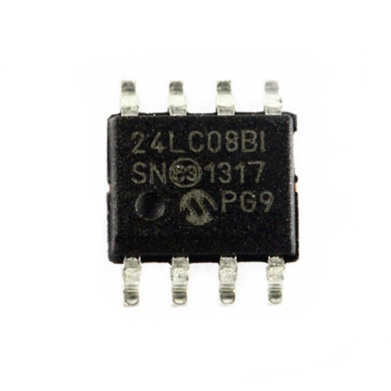 24LC08BT-I/SN, 24LC08BI, SOIC-8 SMD Eeprom