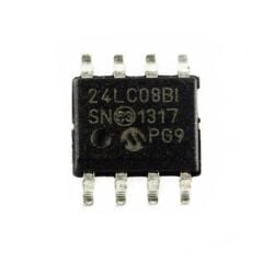 24LC08BT-I/SN, 24LC08BI, SOIC-8 SMD Eeprom