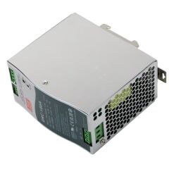 DRC-180B, 27.6V UPS Fonksiyon Ray Tipi Akü Şarj, Mean Well