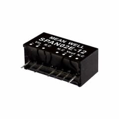 SPAN02B-12, 24Vin 12Vout 167mA 2W DC/DC Konvertör, MeanWell
