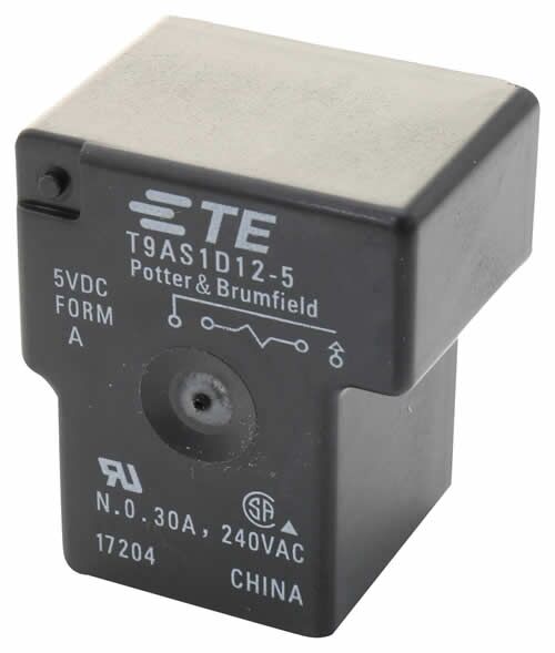 T9AS1D12-5, 5VDC 30A SPST-NO (1 Form A) Röle