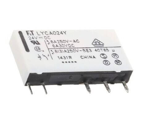 FTR-LYCA024Y, 24VDC SPDT-NO, NC (1 Form C) Röle, Fujitsu