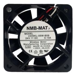 2406KL-05W-B59-L00, 60x60x15mm 24VDC 0.13A 3 Kablolu Fan