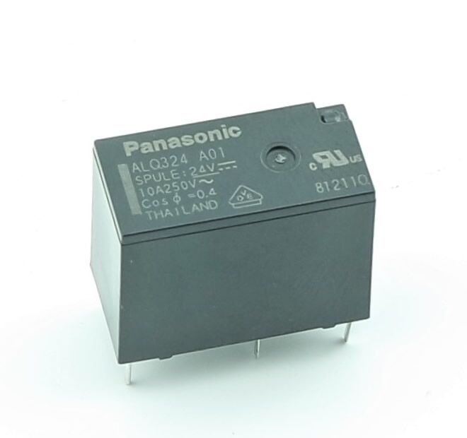 ALQ324, 10A 24VDC SPST-NO (1 Form A) Röle