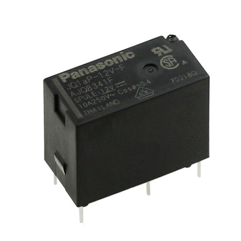 JQ1AP-12V-F, 12VDC 10A SPST-NO (1 Form A) Röle