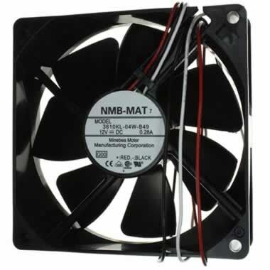 3610KL-04W-B29, 92x92x25mm 12VDC 0.12A 3 Kablolu Fan