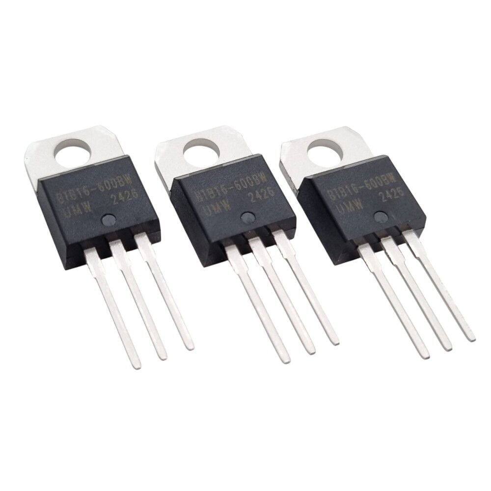 BTB16-600BW, 600V 16A TO-220AB Triyak
