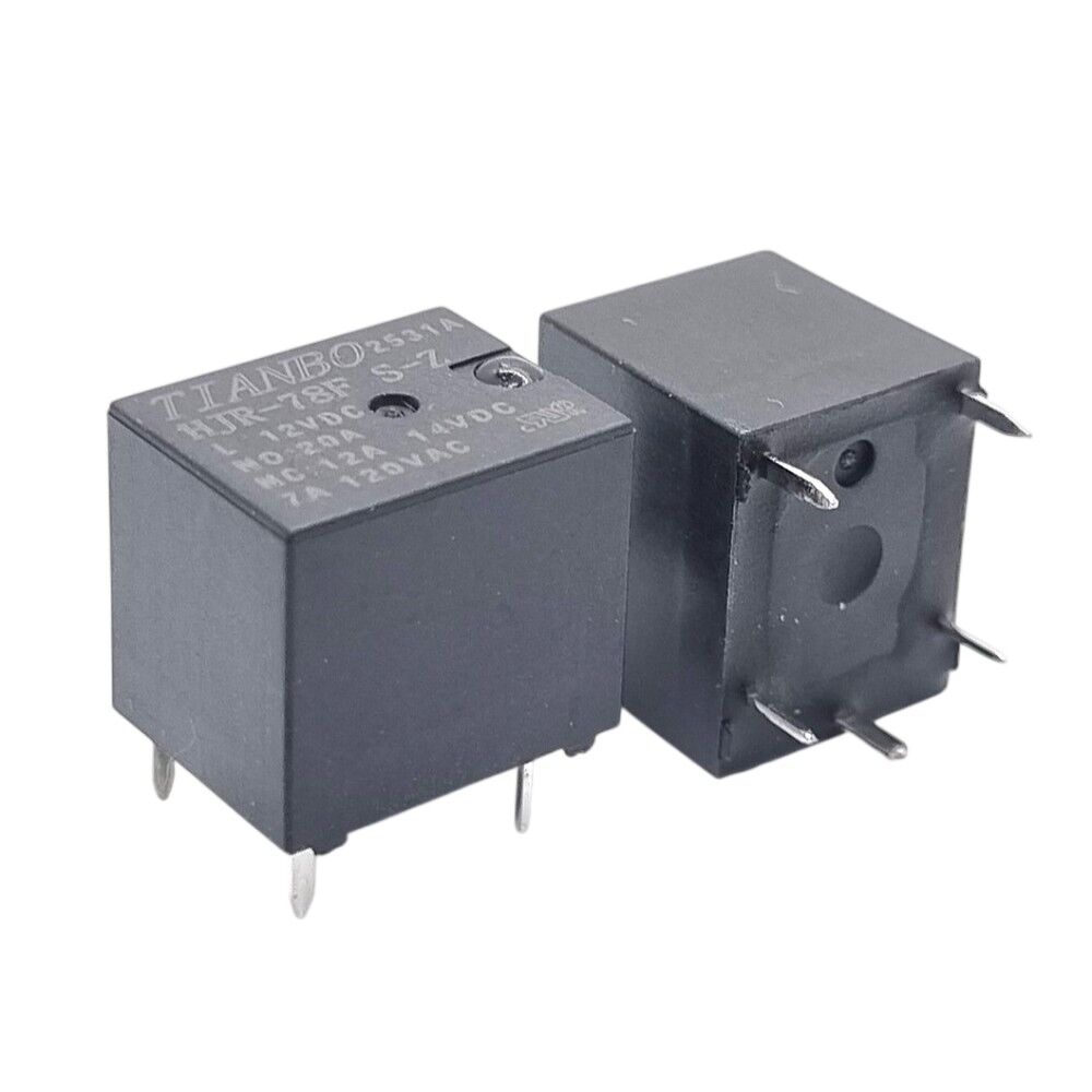 HJR-78F-L-12VDC-S-Z, 12VDC 20A SPDT (1 Form C) 5 Pin Röle