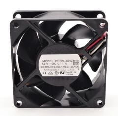 2810KL-04W-B19, 80x80x25mm 12VDC 0.11A 3 Kablolu Fan