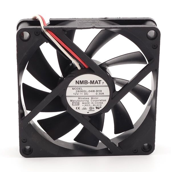 2806GL-04W-B59, 70x70x15mm 12VDC 0.30A 3 Kablolu Fan