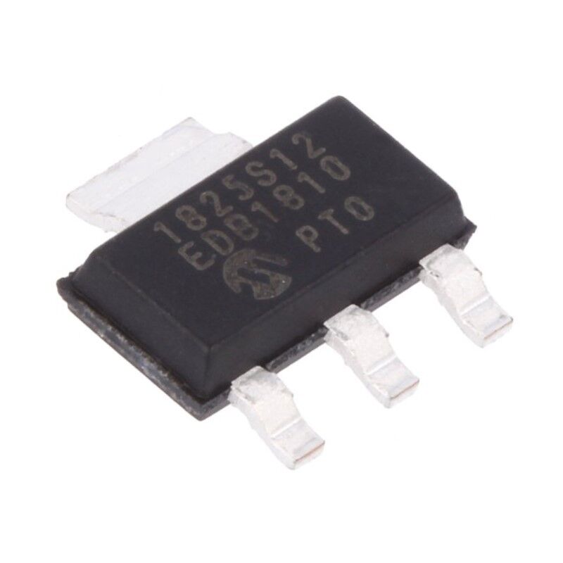 MCP1825S-5002E/DB, 1825S50, 5V 0.5A SOT-223 SMD Voltaj Regülatör