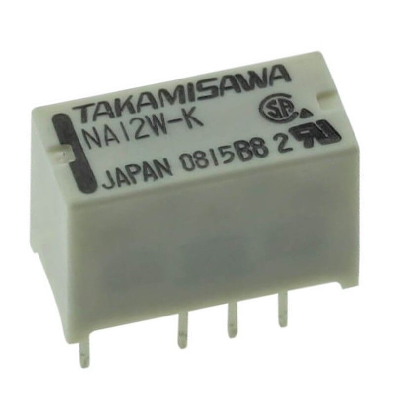 NA12W-K, 12VDC 2A DPDT (2 Form C) Çift Kontak Röle