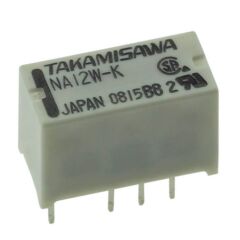NA12W-K, 12VDC 2A DPDT (2 Form C) Çift Kontak Röle