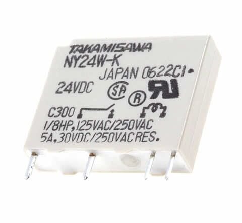 NY24W-K, 24VDC 5A SPST-NO (1 Form A) Tek Kontak Röle
