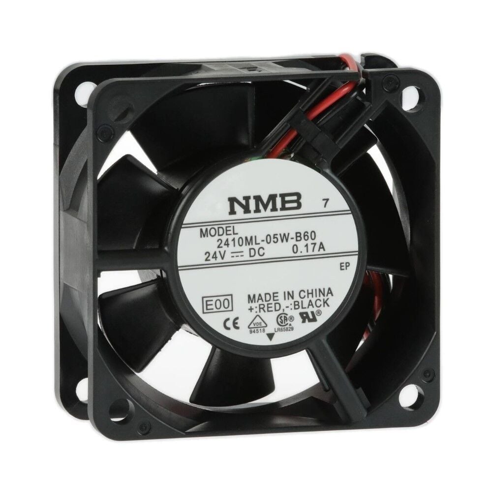 2410ML-05W-B60-E00, 60x60x25mm 24VDC 0.17A 2 Kablolu Fan