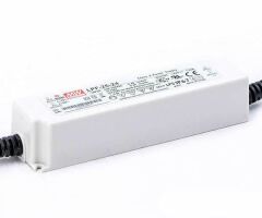 LPF-25-42, 42VDC 600mA Voltaj Ayarlı LED Sürücü, Mean Well