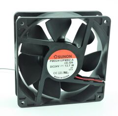 PMD2412PMB2-A.(2).GN, 120x120x38mm 24VDC 13.7W 0.57A 2 Kablolu Fan