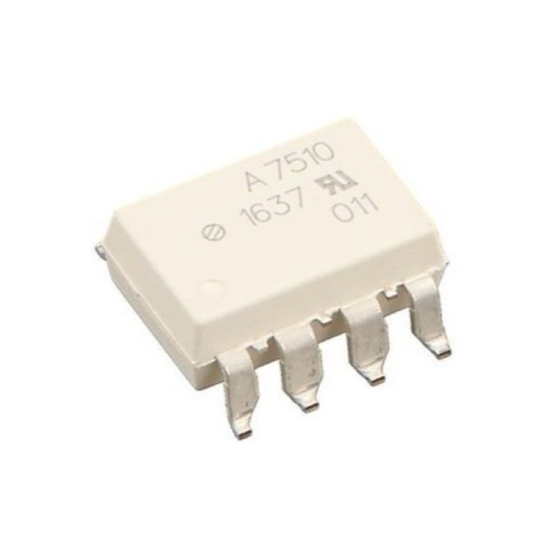 HCPL-7510-500E, A7510, SMD-8 İzolatör Op-Amp