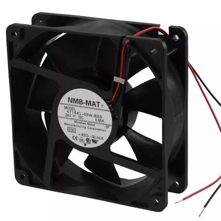 4715KL-05W-B50-E00, 119x119x38mm 24VDC 0.65A 2 Kablolu Fan