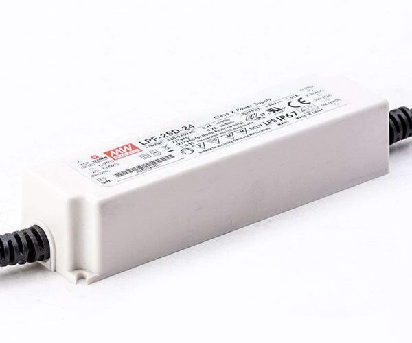 LPF-25D-48, 48VDC 0.53A Voltaj Ayarlı + Dimli LED Sürücü, Mean Well