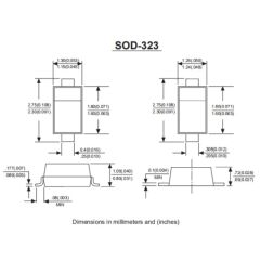 1SV214 (TI), 30V SOD-323 Varikap Diyot
