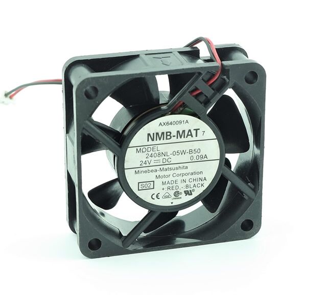 2408NL-05W-B50, 60x60x20mm 24VDC 0.09A 2 Kablolu Fan